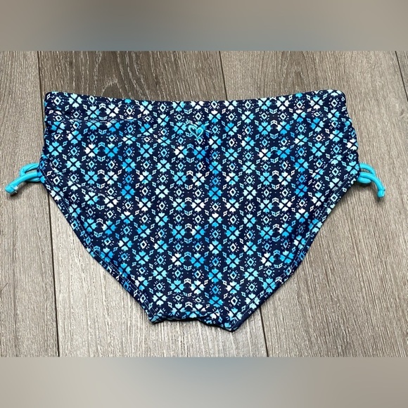 Justice Girl Bikini Bottom Seimsuit Blue Size 10 - Picture 2 of 13